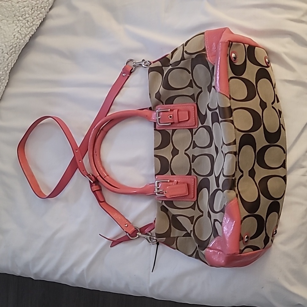 Authenti Coach Hamptons Signature Satchel